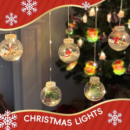 LED Christmas Hanging Ornaments | Cozy Holiday Lights For Tree, Window & Home Decor