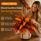Autumn Harvest Floral Garden Stake Arrangement 🍁