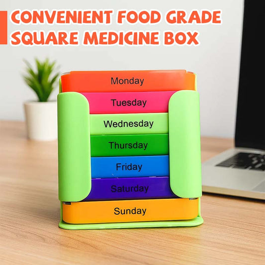 Convenient Food Grade Square Medicine Box
