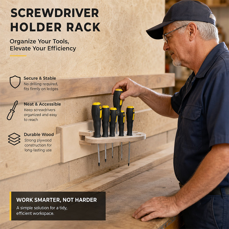 Screwdriver Storage Rack