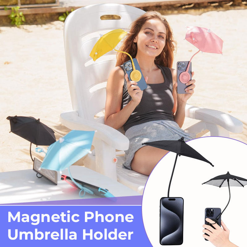 Magnetic Phone Umbrella Holder