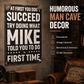 Funny "If At First You Don't Succeed" Vintage Wall Sign