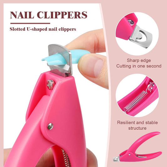 Slotted U-Shaped Nail Clippers