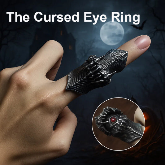 👁️ The Cursed Eye Ring – Dark Fashion Meets Halloween