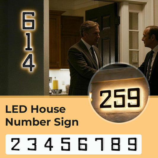 LED House Number Sign