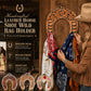 Handcrafted Leather Horseshoe Wild Rag Holder | Western Scarf & Bandana Organizer