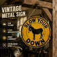 Slow Your Down Round Sign