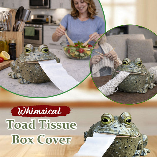 Whimsical Toad Tissue Box Cover