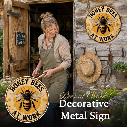 🐝 Honey Bees At Work – Sign