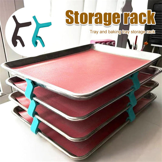 Multifunctional baking tray storage bracket（4Pcs/Set)