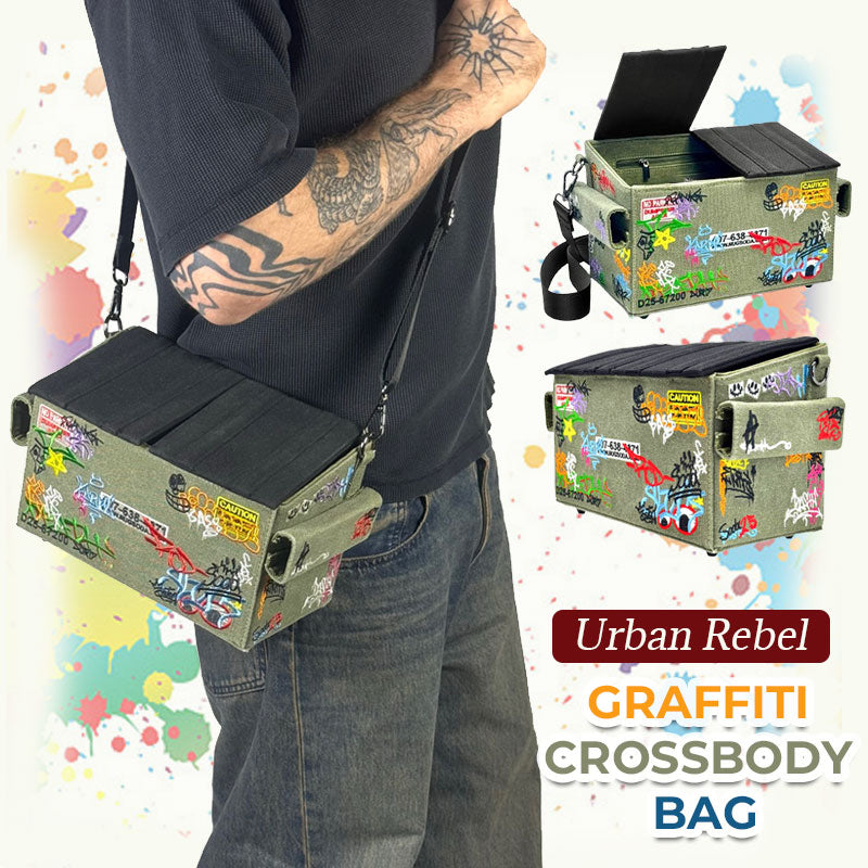 Urban Rebel Graffiti Crossbody Bag 🎨🔥