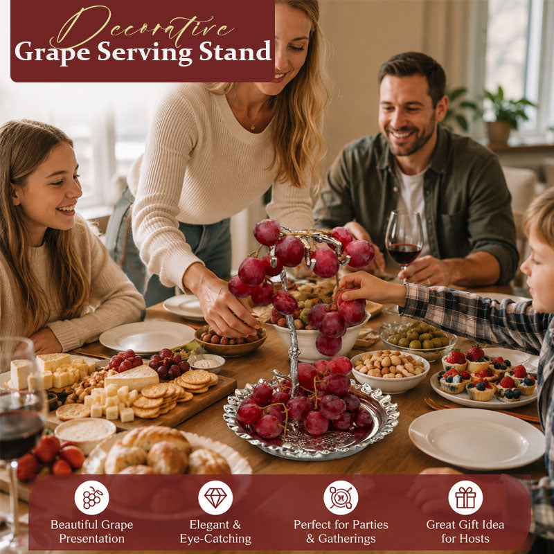 🍇✨ Elegant Grape Serving Stand for Parties & Table Decor