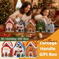 Christmas Cottage Handle Gift Box – 3D Festive Candy & Cookie Gift Packaging Box