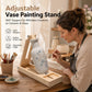 Adjustable Vase Painting Stand | 360° Rotating Support for Ceramic & Glass Art