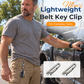Men's Lightweight Belt Key Clip for Everyday Carry