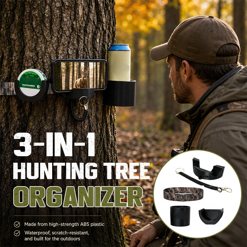 🦌 TreeStand Gear Station™ | Tree-Mounted Hunting Gear Holder