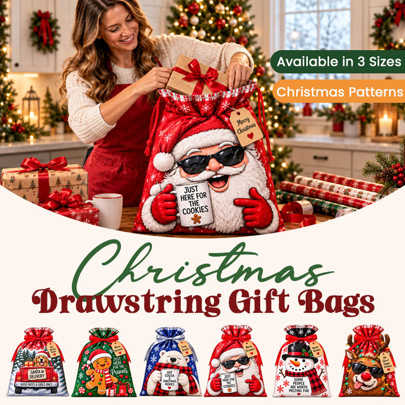 🎅Christmas Drawstring Gift Bags