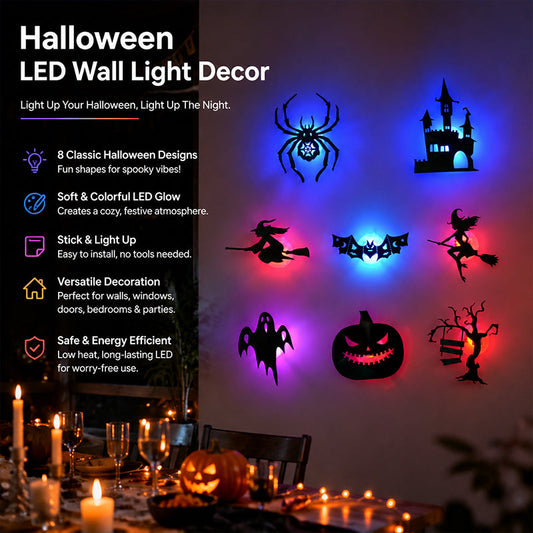 🎃 Halloween LED Wall Decor Lights