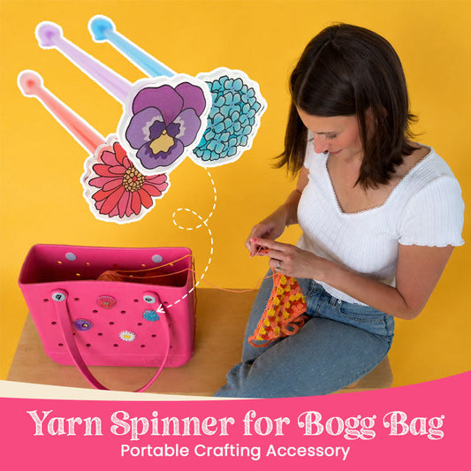 Bogg Bag Yarn Spinner for Crochet & Knitting - Portable Crafting Accessory