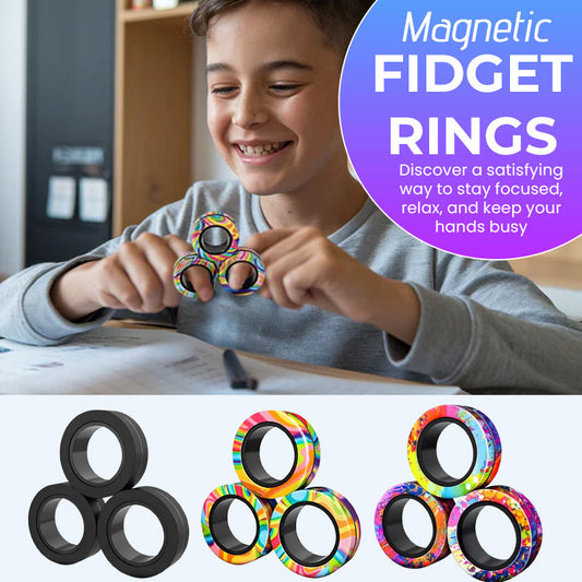 🧲✨ Magnetic Fidget Rings