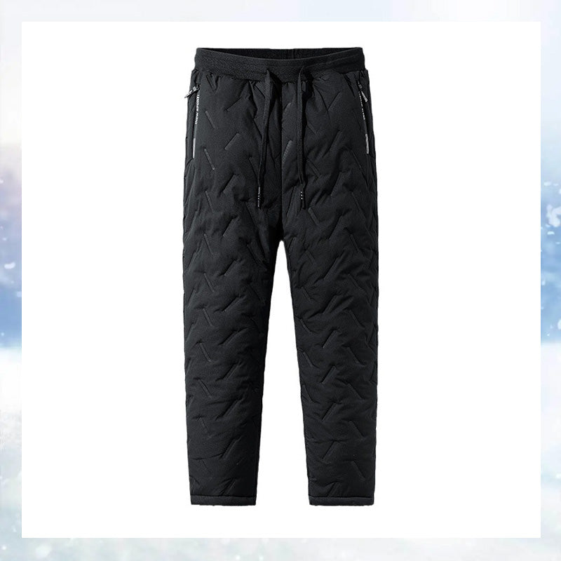 Thickened Cotton Pants with Lamb Fleece