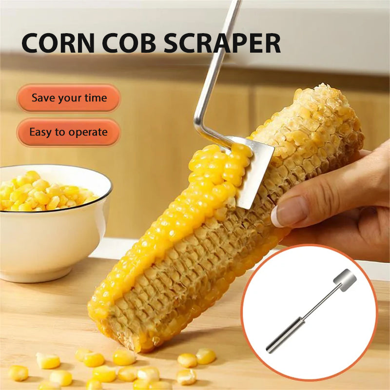Long Handle Stainless Steel Corn Stripping Tool
