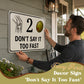😂 Funny Porch Sign – A Conversation Starter for Your Front Door