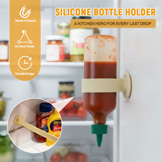 “No Drop Left Behind” Silicone Bottle Holder