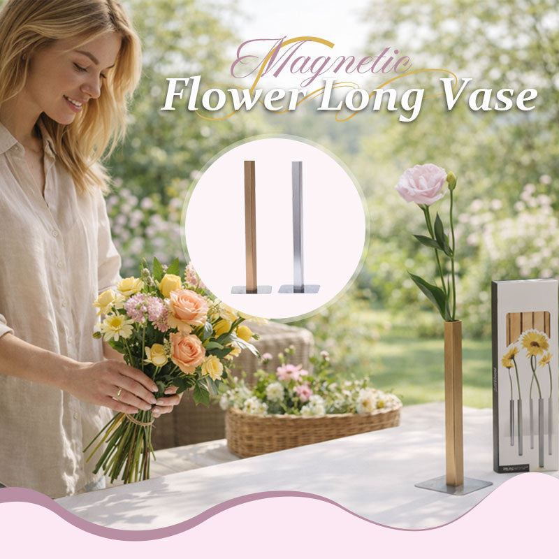 Magnetic Flower Long Vase