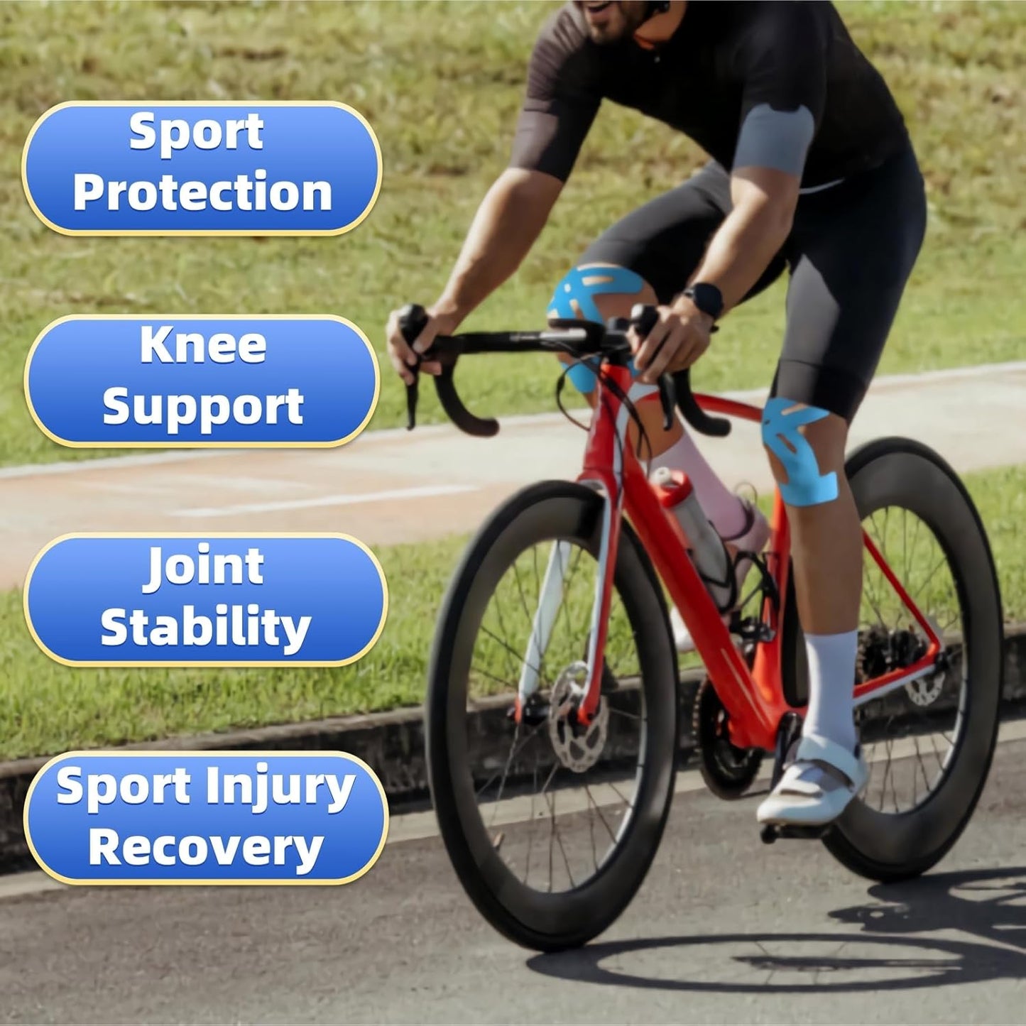 Precut Kinesiology Tape For Knees