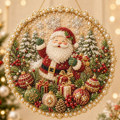 Four Seasons & Holiday Pearl Art Hanging Ornament Kit | DIY Sparkling Seasonal Decor