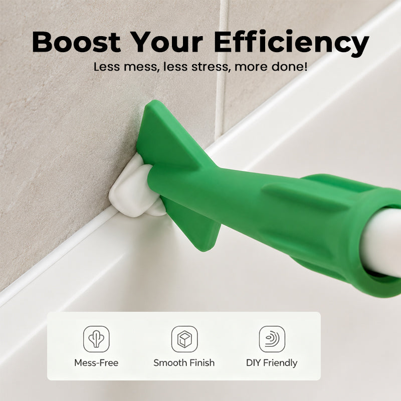 Caulk Nozzle with Integrated Trimming Scraper - Effortless Sealing & Finishing Tool 🛠️