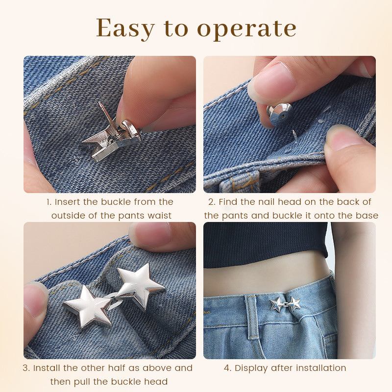 Star Waist Buckle(A pair)