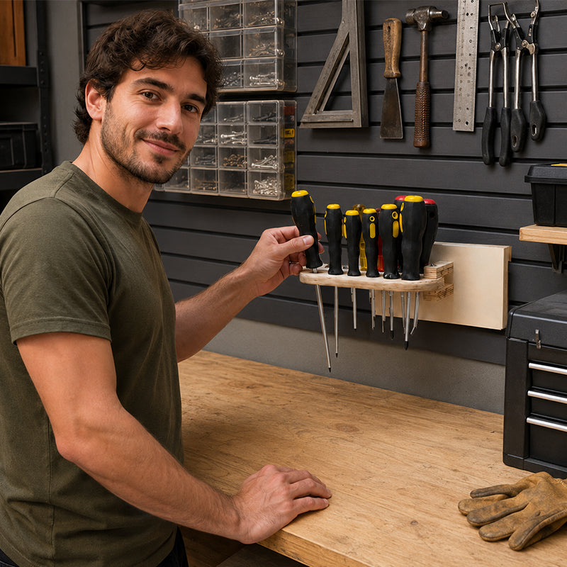 Screwdriver Storage Rack