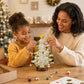24-Day Wooden Christmas Tree Advent Calendar with Ornaments