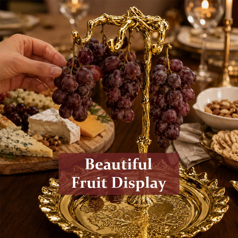 🍇✨ Elegant Grape Serving Stand for Parties & Table Decor