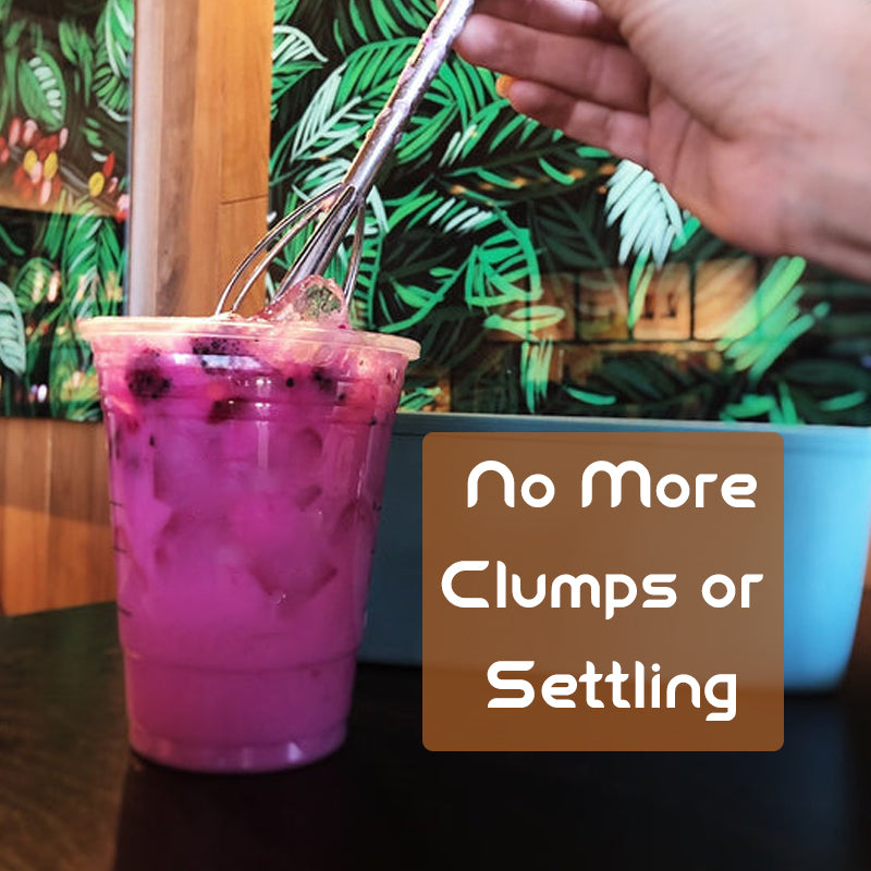 [2-in-1 Innovation] The Whisk Straw