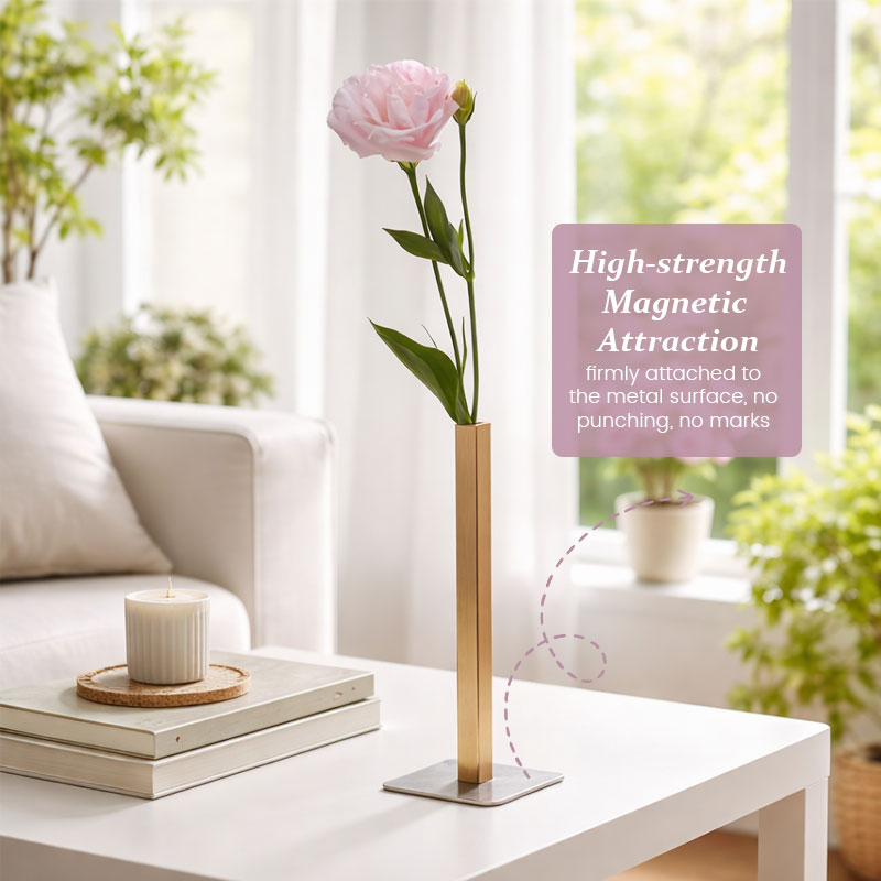 Magnetic Flower Long Vase
