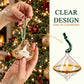 🎄 Vintage Transparent Christmas Tree Ornaments
