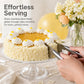 Premium Stainless Steel Cake Knife & Server Set - Perfect for Parties & Events