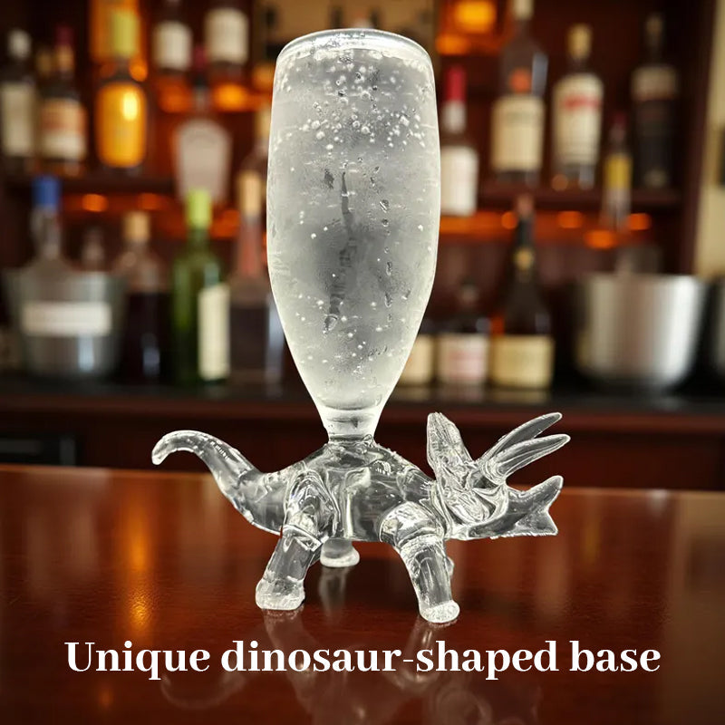 Dinosaur Themed Champagne Glasses