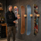 Wooden Skateboard Wall Mount Rack
