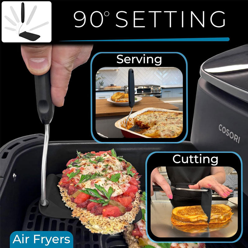 Adjustable Angle Spatula For Air Fryers And Frying Pans🛑🍳