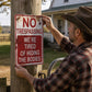 No Trespassing—We're Tired of Hiding Bodies (Metal Sign)