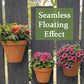 Wall-mounted ceramic basin hooks