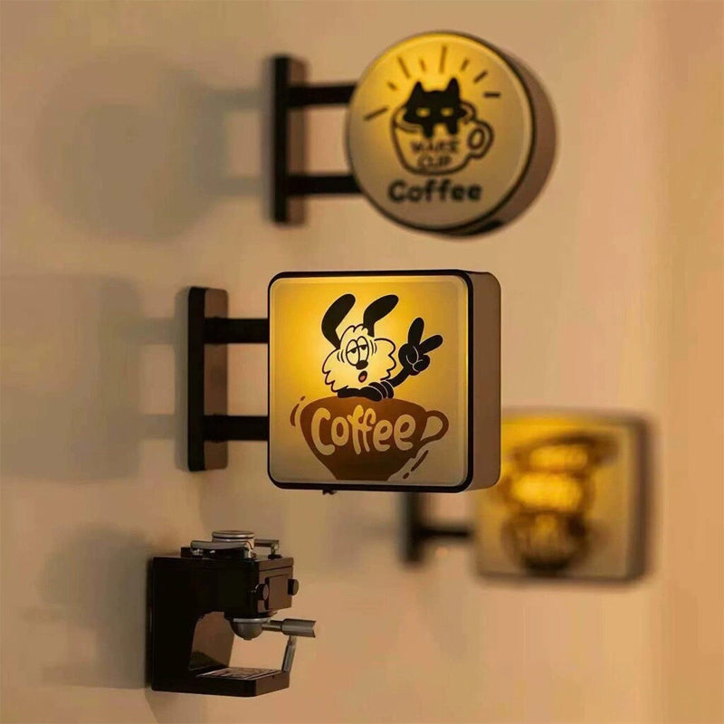 ☕Magnetic Coffee Machine Signboard