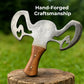 🪓 Hand-Forged Heart Design Double-Headed Axe Blade – Artistic Collector’s Gift❤