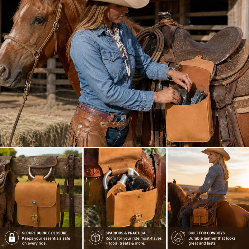 🤠🐎 Western Saddle Storage Bag