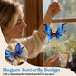 DIY Cloisonné Enamel Butterfly Wind Chime Craft Kit
