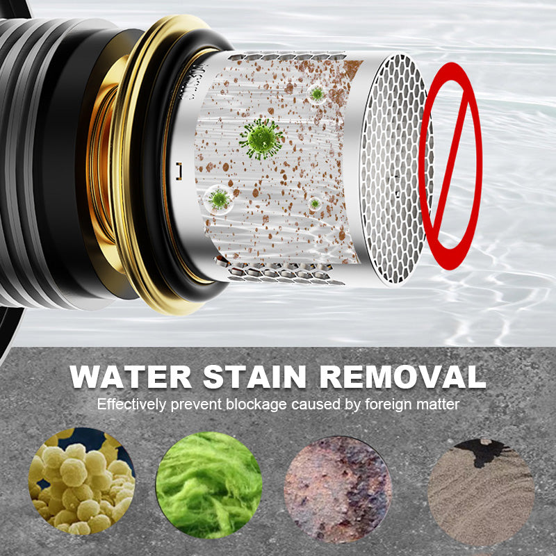 Water Stop Valve Faucet(Free Installation Wrench Included)